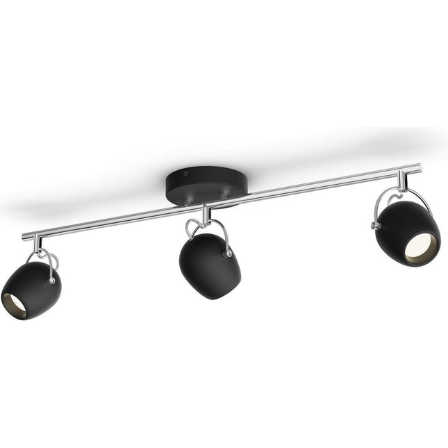 Philips LED-Deckenleuchte Rivano mit Drei Spots 3x4.3W