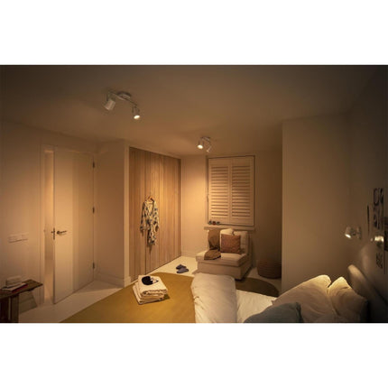 Philips Byre Deckenleuchte  LED  2x 4,3 Watt | Silber incl Leuchtmittel und Befestigung neu OVP