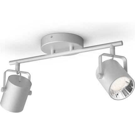 Philips Byre Deckenleuchte  LED  2x 4,3 Watt | Silber incl Leuchtmittel und Befestigung neu OVP