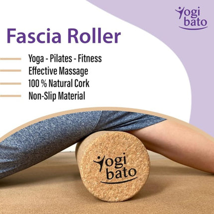 Yogibato Yoga Faszienrolle Kork