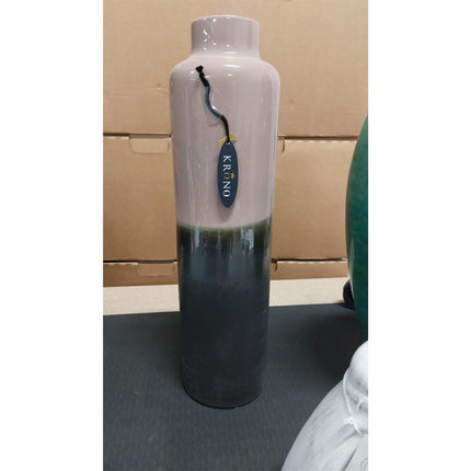 Tiziano Krono Vase Majesty grau/rose in 2 Größen