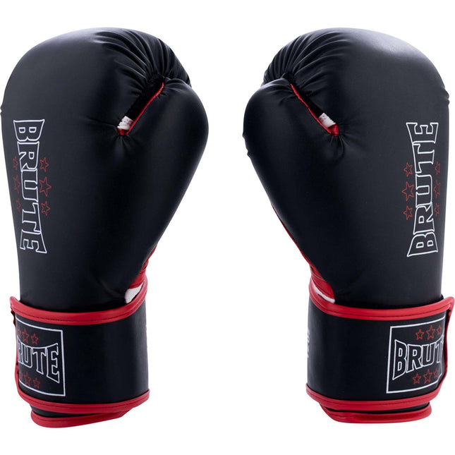 BRUTE Active Fitness Sparring Boxhandschuhe aus PU/Mesh mit 4-lagiger Schaumstoff- und Latexpolsterung und Injektionstechnologie - erhältlich in 10/12/14 oz