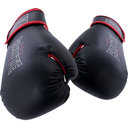 BRUTE Active Fitness Sparring Boxhandschuhe aus PU/Mesh mit 4-lagiger Schaumstoff- und Latexpolsterung und Injektionstechnologie - erhältlich in 10/12/14 oz