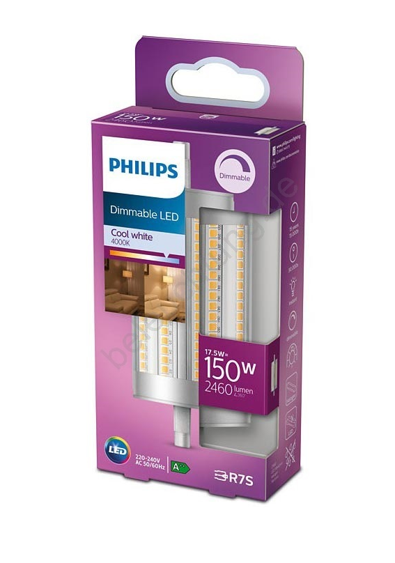 LED dimmbare Glühbirne Philips R7s/17,5W/230V 4000K 118 mm