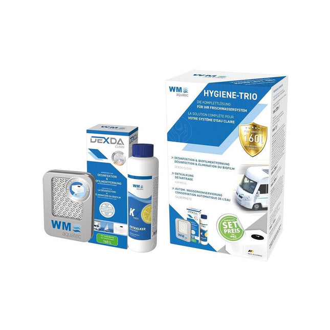 WM aquatec Hygiene-Trio für Tanks bis 160 Liter inkl. Silvertex