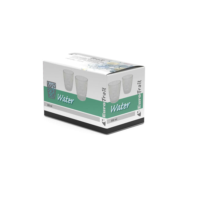Eurotrail Wasserglas Crystal 300 ml