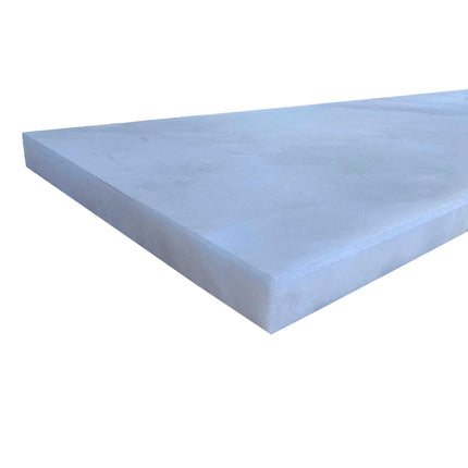 Fensterbank 126 cm lang aus weißem Marmor, 25 cm breit