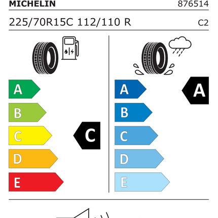 Michelin AGILIS CROSSCLIMATE - 225/70R15C 112/110R - All-Season 876514