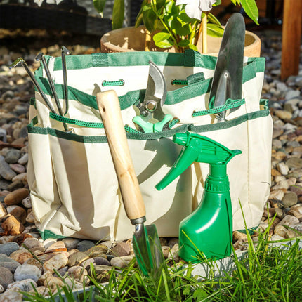 6-teiliges Gartenwerkzeug-Set &  Gardena Gartenhandschuhe Gr. L